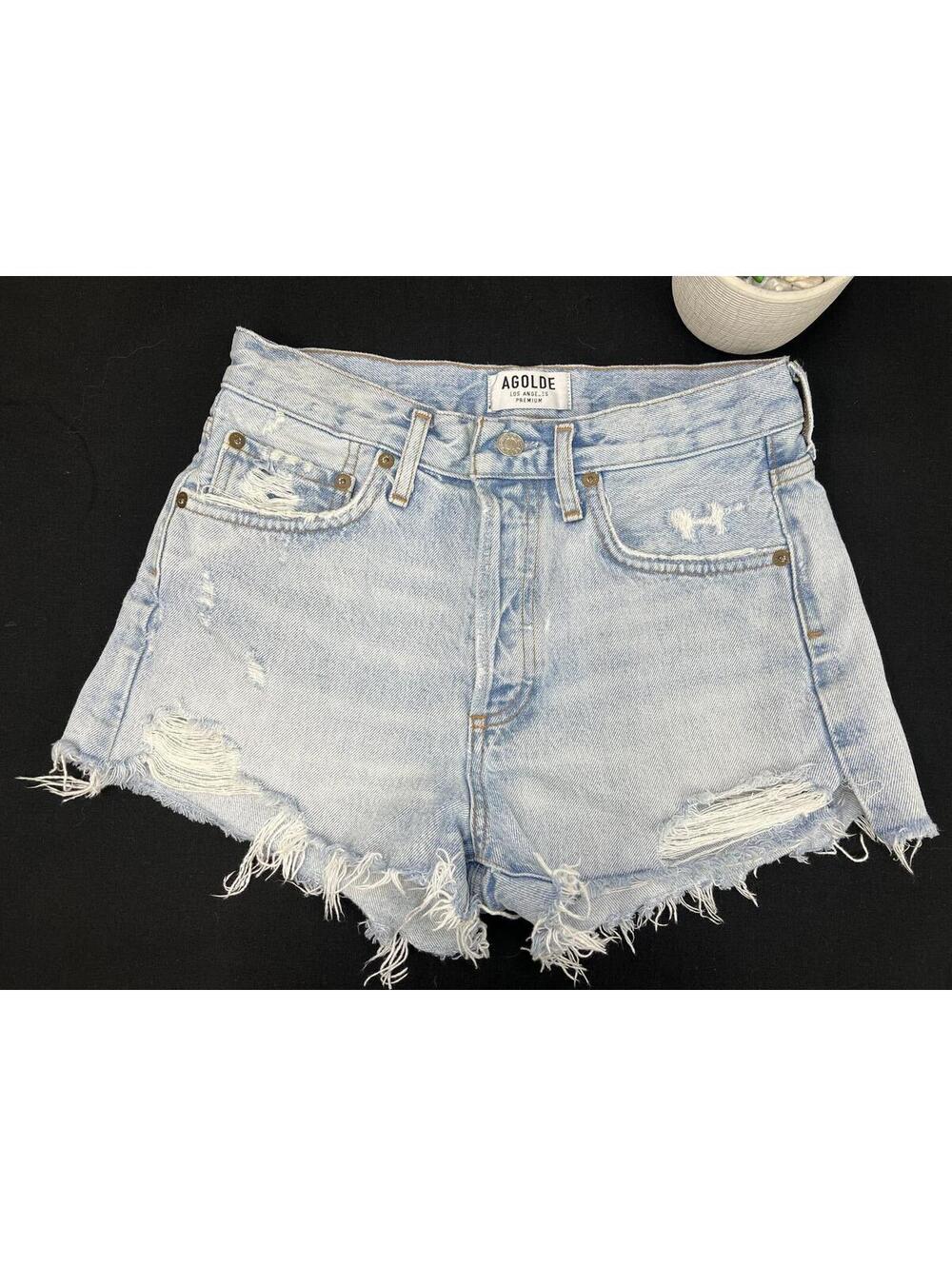 AGOLDE Denim Shorts Women's size 24 - Picture 7 of 8